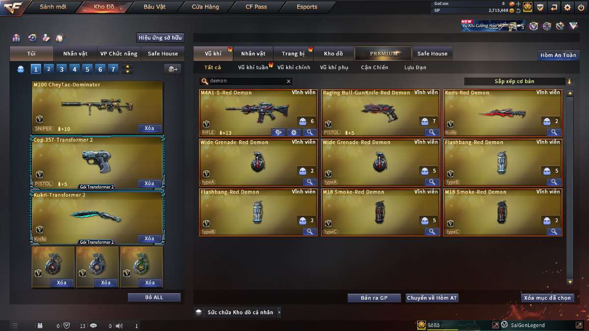 shop acc cf uy tin gia re